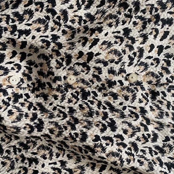 Rebecca Taylor Leopard Print Tedo Silk Dress Size - Picture 7 of 10